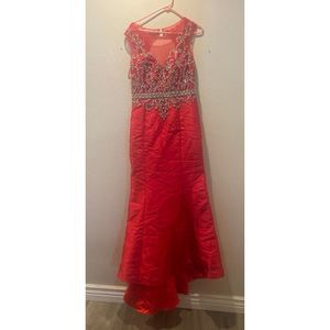 Red  Size 12 Mermaid dress